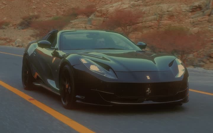 Selected frame from Ferrari 812